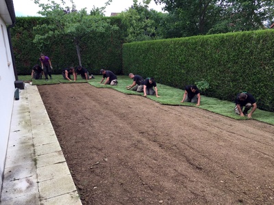 Lawn installation