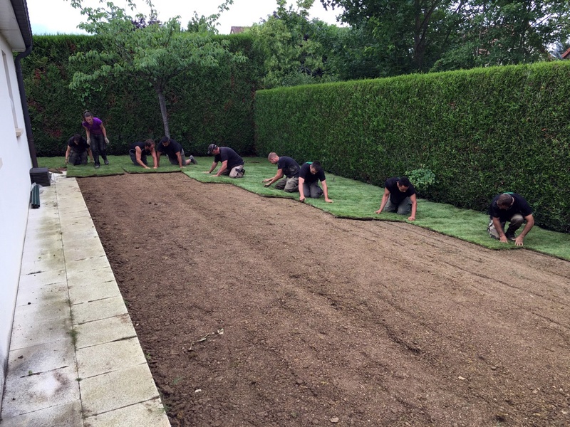 Lawn installation